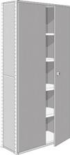 BLAU HELLSILBER Auszugsfachböden Flügeltüren Schubladen Fachbodenregale R 4000 Auszugsfachböden, Schubladenuntertelungen und Flügeltüren Kombnaton A Nur für Schublade ESCH 4510.