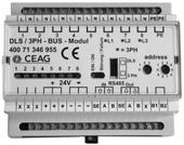 4 Aufbau und Funktion Abb.: DLS/3Ph-Bus-Modul 1 2 3 4 5 6 Pos. 1: obere Anschlussklemmenleiste für die (Überwachungs-) Eingänge Pos. 2: untere Anschlussklemmenleiste Pos. 3: Anzeige-LEDs LED 1.