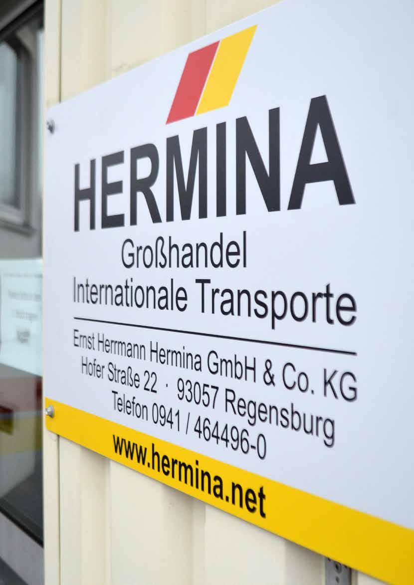 STANDORT Zur Optimierung der Logistikleistung haben wir unseren Standort im Regensburger Gewerbegebiet Haslbach