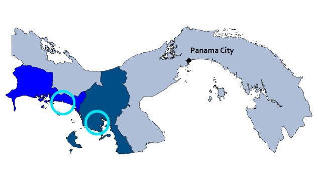CO2OL Native Tree Species Reforestation, Panama - Hochwertige CO2-Zertifikate aus Aufforstungen Ort Panama ist die Brücke zweier Kontinente, gelegen zwischen Costa Rica und Kolumbien.