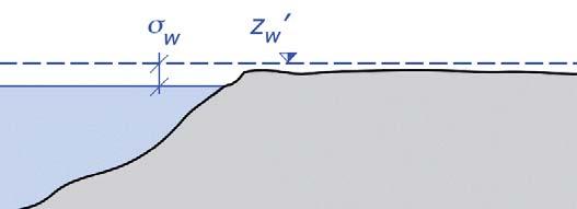 Bild 8. Überschreiten der Abflusskapazität in Gerinne mit überströmsicherer Begrenzung und Überflutungsszenario mit einem denkbaren Wasserspiegel. Bild 9.