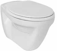 Lieferung ohne WC-Sitz DIN EN 997 Passend für handelsübliche WC-Sitze Für Wandeinbau-Spülkästen mit 6 Liter Inhalt und