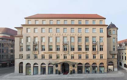 Steigenberger Grandhotel Handelshof Leipzig (Luxusklasse) Hinter der prunkvollen historischen Fassade des ehemaligen städtischen Handelshofes in der Leipziger Innenstadt liegt das neue