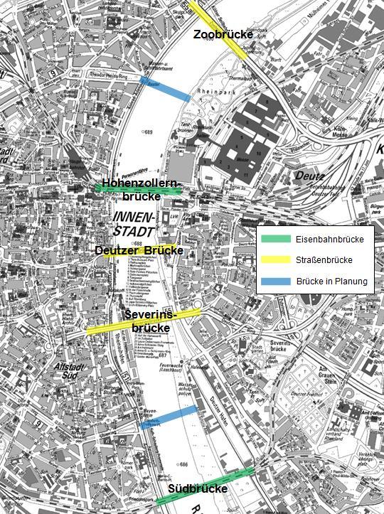 Michael Haase Radverkehrskonzept für die Kölner Innenstadt Über 7 Brücken musst du fahr n Erstmals besteht ein Maßnahmenprogramm für die Optimierung der