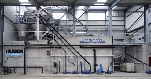 Der Einfluss auf den Abfluss geht weiter - Neue Anlage zur Kanalsandaufbereitung mit Prozesswasserrecycling Seit 2001 betreibt die Firma Bolliger in Grenchen (Schweiz) eine Aufbereitungsanlage für