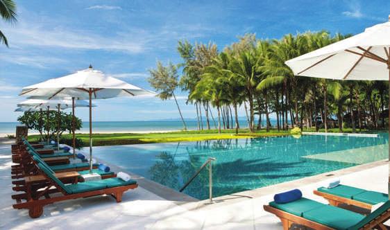 THAILAND KRABI Dusit Thani Krabi Beach Resort KLONG MUONG BEACH Deluxe Club Deluxe LAGE: Das Resort liegt unmittelbar am ca. 1,8 km langen Strand von Klong Muong.