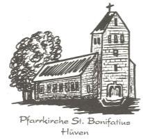 Kirchliche und Gemeinde Nachrichten Nr. 40-42/2016 St. Bonifatius, Hüven / St. Josef, Eisten Tauftermine: Jeden 1.