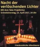 Ausgabe 13 I 29. März 2017 Seite 35 Evangelische Kirchengemeinden in Hospizverein Kassel e. V. Sprechstunde: jeden 1. und 3.Mittwoch im Monat von 13.00-15.