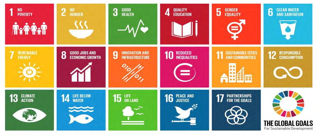 Basis der Arbeit der RENNs sind die SDGs Die 17 SDGs führen die drei Dimensionen der Nachhaltigkeit - Ökologie, Ökonomie und Soziales - erstmals auf globaler Ebene zusammen.