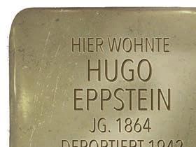 Hugo und Auguste Eppstein lebten in Bad Homburg in der Kaiser-Friedrich-Promenade 14, im Haus der Familie Idstein. Am 28.