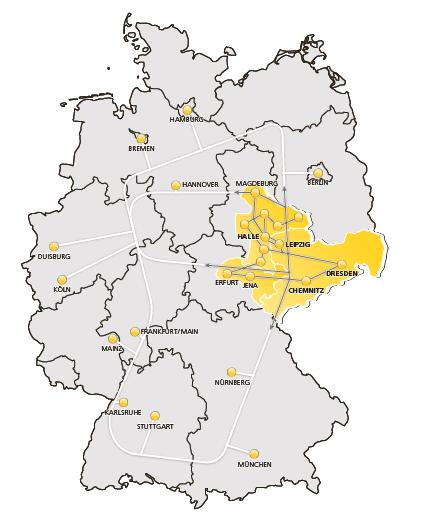 Vorstellung der HL komm Über 100 Mitarbeiter an den Standorten Leipzig, Chemnitz, Dresden und Halle (Saale) Angebote für