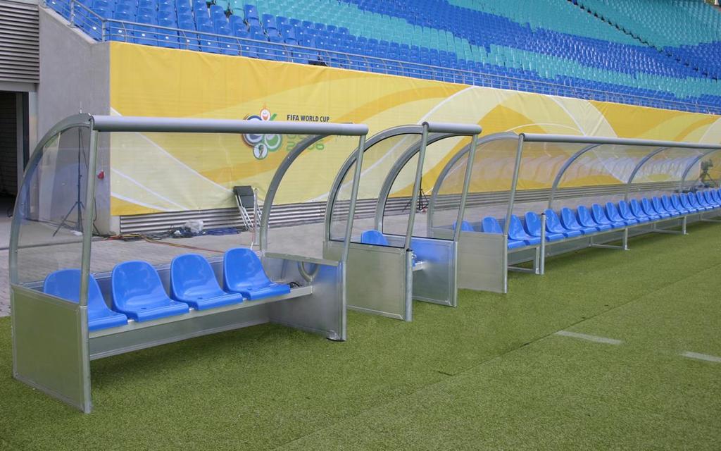 Players benches FIFA standard Custom-made design