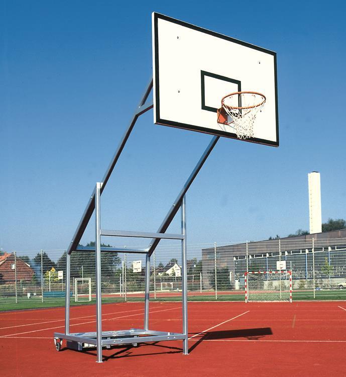Transportable basketball