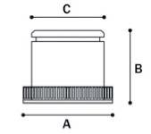 Für den Einbau der SPOT-Leuchten muss eine Ausssparung passend des jeweiligen Durchmessers vorgesehen werden, die Befestigung erfolgt dann mittels einer Befestigungsschraube.