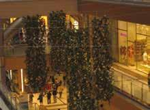 Winkel von der Waagerechten = 60 Weihnachtsinnenbeleuchtung Dekoration in Einkaufszentren