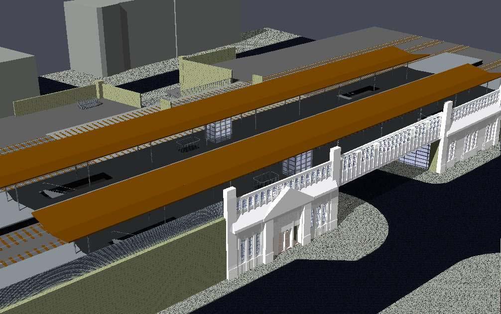 Entwurf Neubau Bahnhof Baumschulenweg