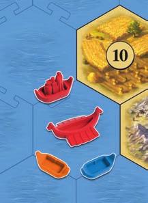 Befindet sich hingegen das Piratenschiff eines Mitspielers auf dem Spielfeld, setzt der Spieler sein Piratenschiff auf einem Meerfeld ein (auch erlaubt auf dem Meerfeld, auf dem das Piratenschiff des