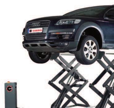Applicable as maintenance and repair lift for vehicles with an overall weight up to 3.500 kg.