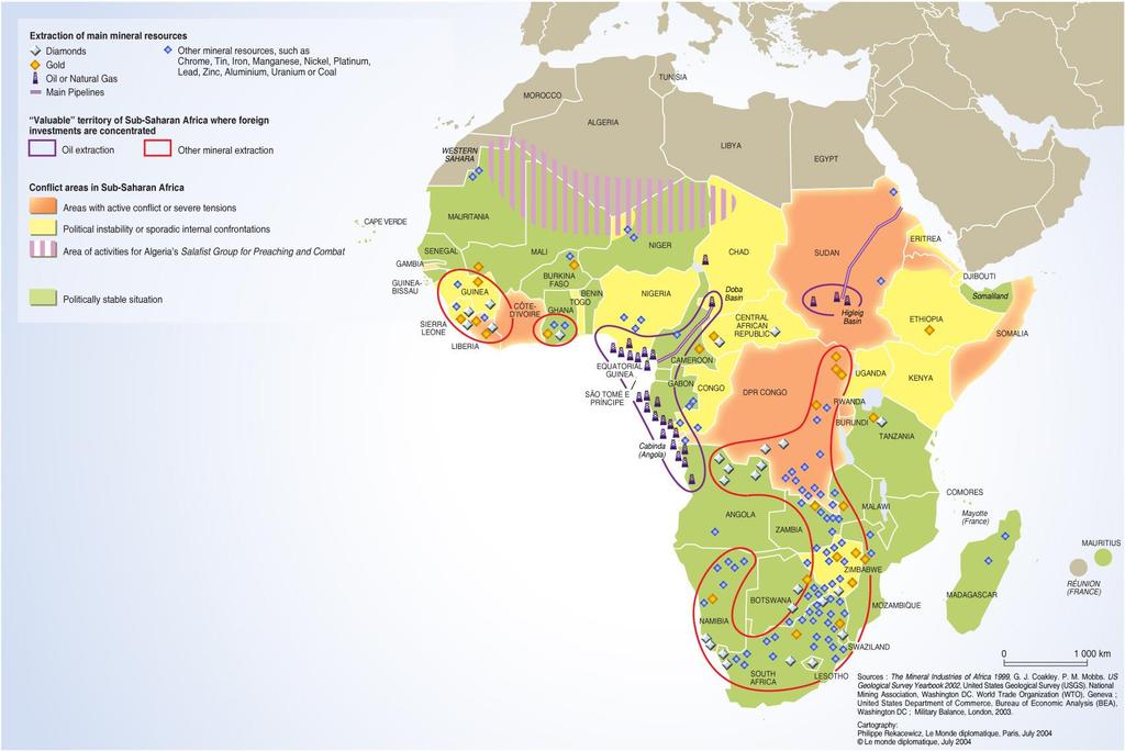 Rohstoffgewinnung in Afrika