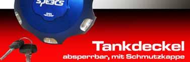 Entlüftungssystem - lieferbare Farben: rot, blau, schwarz, silber, titan - passend für KYMCO ATV/Quads und