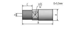 Schlauchtyp 8/2 DuraLife Flex Anwendungen Wasserstrahl: Hydraulik: 82070 NW8 - Serie(n): A und Q Rohrreinigungen (Kanal und Rohrreinigung, Reinigung von Wärmetauschern), Oberflächenbearbeitung