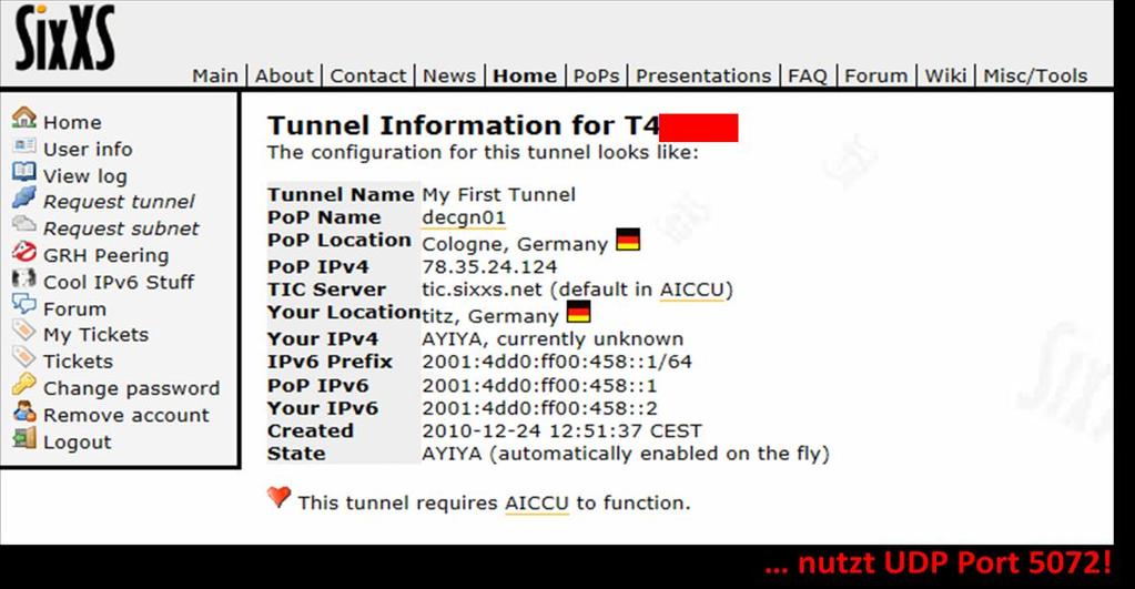 Tunnel Broker Neben den bisher betrachteten Tunnel-Mechanismen bieten sogenannte Tunnel Broker weitere Möglichkeiten der IPv6-Anbindung.