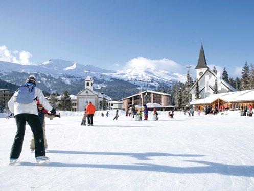 Skicross Park, Snowpark, Freeride-Hänge, Langlaufloipen kostenloser Sport- und Skibus Restaurants mit herrlichen Sonnenterrassen zahlreiche Shoppingmöglichkeiten diverse Familienangebote