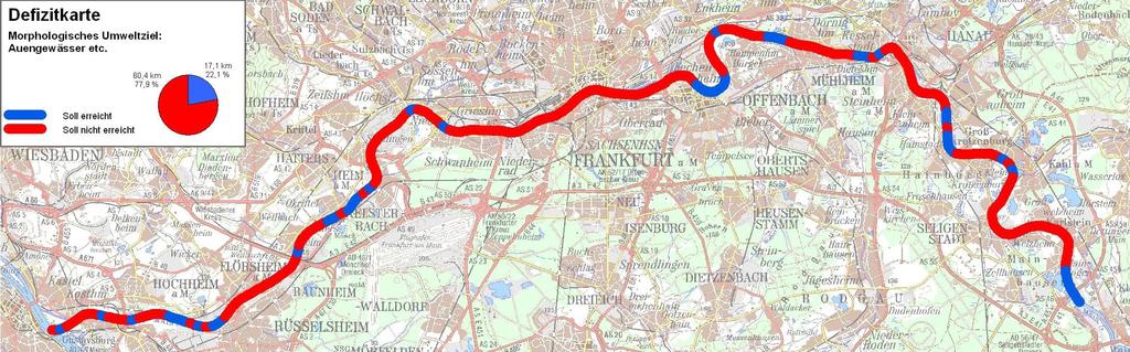 Beispiel Gebietsspezifisches Maßnahmenprogramm für den hessischen Main 3.5 Morphologisches Umweltziel: Auengewässer etc.