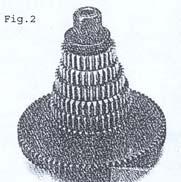 Durch Festziehen der Sechskantklemmmutter(3) wird der Drehstahlhalter geklemmt und mittels Kontraschraube(4) Fig.1 fixiert.