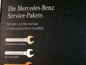 Das detaillierte Leistungsverzeichnis erhalten Sie bei Ihrem Mercedes-Benz Partner oder unter www.mercedes-benz.ch. Geringere Betriebskosten erhöhen die Fahr freude.