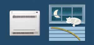 Komfortbedienung Infrarot-Fernbedienung mit LCD Display zur kompletten Bedienung der Konsole Klimageräte.