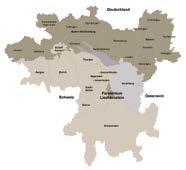 INTERREG-KOOPERATIONSRÄUME MIT BADEN-WÜRTTEMBERGISCHER BETEILIGUNG INTERREG V A Bei der Ausrichtung A des INTERREG V-Programms ist das Land Baden- Württemberg in zwei grenzüberschreitende Programme