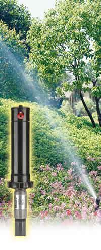 Düsenset bei jedem Regner- ermöglicht die Anpassung der Düsenleistung vor Ort entsprechend den örtlichen