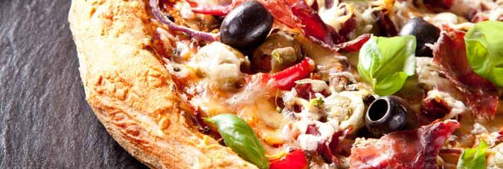Pizza und Flammkuchen Pizza Margherita ist die Nummer 1 unter den Pizzen, gefolgt von en Sorten und Garnelen-Pizza.