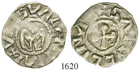 Piefort in PP!!. Schön 253 c. PP 60,- FRANKREICH, CHARTRES 1610 Anonym, 11. Jh. Denar 11. Jh. 1,10 g.