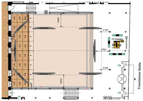 Atrium 490 m² 22,80 x 21,50 m (L x B) max.