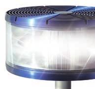 (umgebungstemperaturabhängig) durch LED-Technologie extreme Vibrationsbeständigkeit seewasserbeständiges Gehäusematerial integrierte Blitz-Synchronisation von mehreren Leuchten integrierter