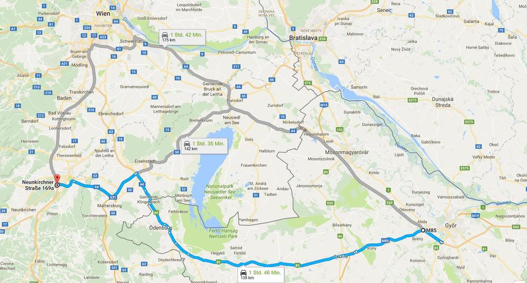 Schneller und kürzer auf die Südautobahn Die Strecke von Budapest zur Südautobahn ist dann über Sopron um 40 Mautkilometer kürzer, als derzeit über Wien.