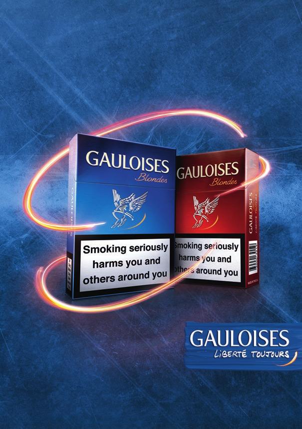 GAULOISES Blue & Red 200 EUR per 1 carton 29.00 EUR per pack 2.