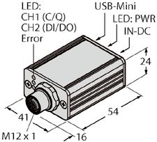 Lasersensoren Zubehör USB-2-IOL-0002 TBEN-S2-4IOL
