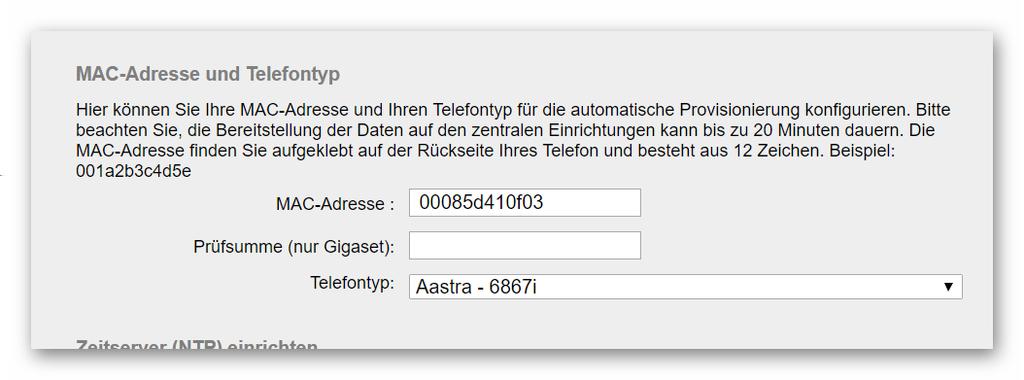 Powered by TCPDF (www.tcpdf.org) 9. Konfiguration der Endgeräte Das erste Endgerät wird als Desktop-Telefon standardmäßig eingerichtet. Gehen Sie hierfür wieder zur Nebenstellenübersicht wie in 7.