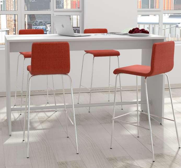 NOVA Designed for leisure and quick meetings, high table NOVA with U-shaped legs goes in perfect harmony with NOVA furniture collection.