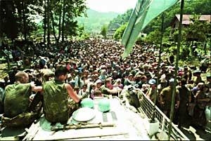 Juli 1995 nahmen serbische Truppen Srebrenica ein und