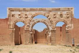 730ger Jahre Caliphal Bathhouse Qusayr Amra (Jordan), 730s Umaiyadisches Schloss Khirbat al- Minya (Israel) vier