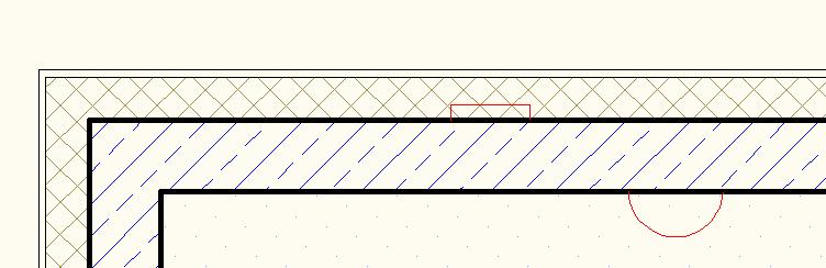 2D Planmodifikatoren erstellen Erstellen Sie zunächst eine mehrschichtige Wand und zeichnen