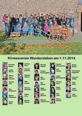 Straußfurt - 22 - Nr. 5/2015 Der Kirmesverein ruft alle Wunderslebener Bürger auf, beim musikalischen Frühschoppen mit gemeinsamen Pfingstbaumsetzen dabei zu sein.
