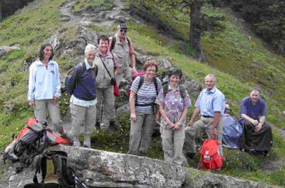 Besinnliche Bergwanderung Am Samstag, dem 18. Juni 2005 hatte der DJK-Kreisverband zu einer besinnlichen Wanderung eingeladen.