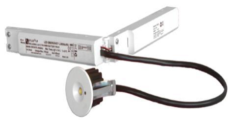 Notlicht-System Einzelbatterie Notleuchten (Variante 1)