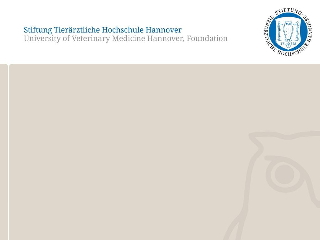 Immunbiologie der Salmonellen- Infektion beim Huhn Rautenschlein, S. Klinik für Geflügel, Stiftung Tierärztliche Hochschule Hannover 6.