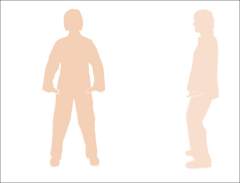 DIE HEILIGE SCHILDKRÖTE PADDELT AUSGANGSPOSITION: Füße parallel, schulterbreiter Stand, Knie gebeugt A: den Körper waagerecht